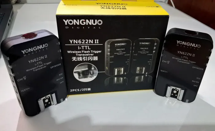 Kit Rádio Flash Yongnuo YN622N II (Par) - Para Nikon