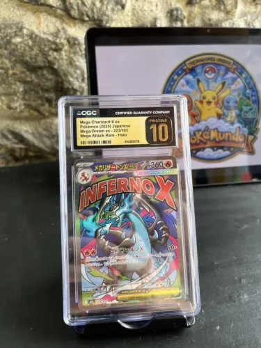 Mega Charizard X ex (223/193) CQC 10 PRISTINE
