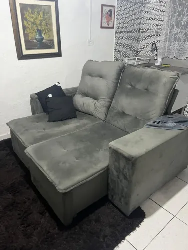 Sofá retrátil 2 lugares