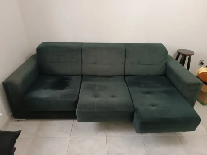 Sofá retrátil 3 lugares 