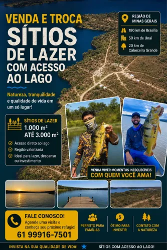 SÍTIOS DE LAZER, VENDO OU TROCO 