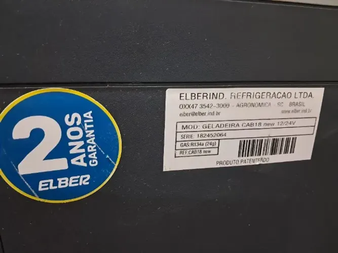 ? GELADEIRA PORTÁTIL ELBER CAB18 NEW - 18 LITROS ?