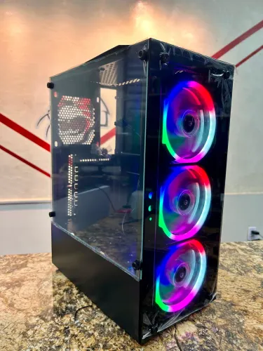 Gabinete Gamer Gaming Master CG-W5 c/ 3 fans RGB
