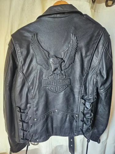 Jaqueta de Couro Harley-Davidson 1998 (Sem Uso)