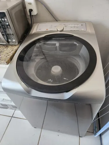 Maquina de lavar Brastemp inox