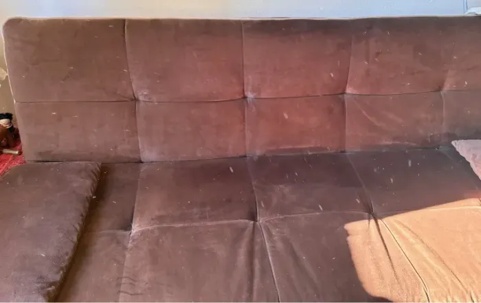 sofa de veludo