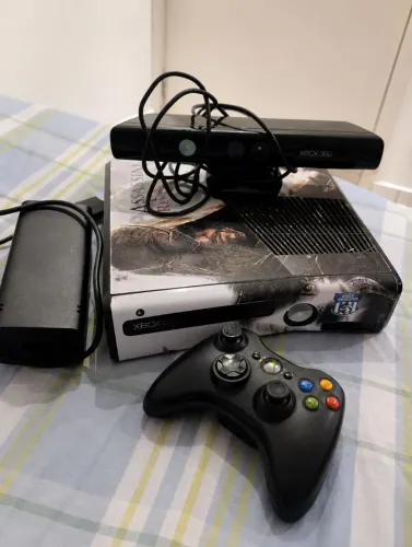 Xbox 360 Destravado + Kinect + Controle Original | Funcionando 100%