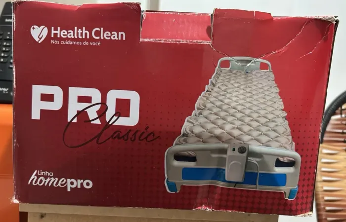 Colchão Pneumático Antiescaras Health Clean Pro Classic - ?Casca de Ovo?