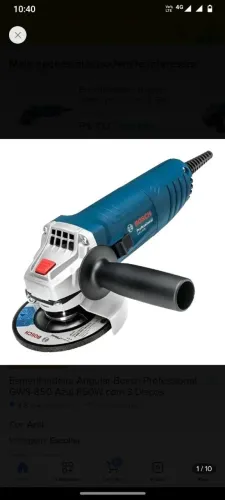 Lixadeira Bosch nova 