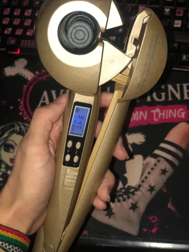 modelador de cachos/babyliss daltom dourado