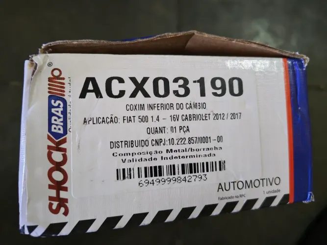 coxim inferior do câmbio Shockbras (modelo ACX03190)