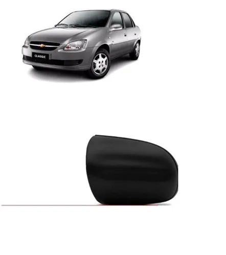 Capa de Retrovisor Corsa Sedan 94 a 02 Classic 03 a 09 Preto valor unitario d
