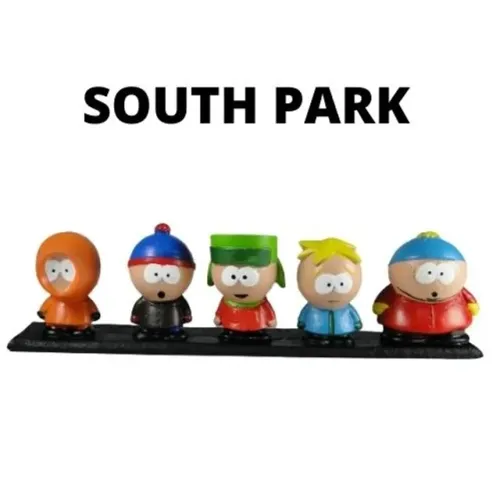 Bonecos South Park kit 5 Coleção Eric Kenny Kyle Stan Butters