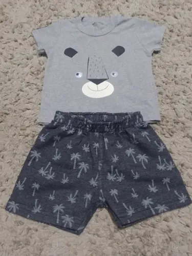 conjunto menino pulla bulla - tamanho 6/9 meses