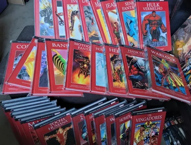 O heróis mais poderosos da marvel, volumes 1 ao 60, vendo a unidade., toda novas.