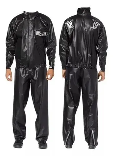 Capa Protetora Chuva Motoqueiro Moto Alba Preto - P M g GG - Frete Grátis Belém