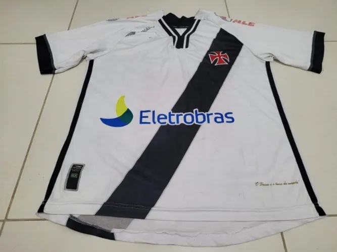 Camisa Branca Vasco Juvenil Penalty Eletrobras 2010 #10