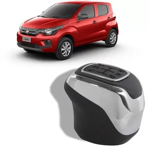 Manopla Câmbio Cromada Fiat Uno Novo - 200538