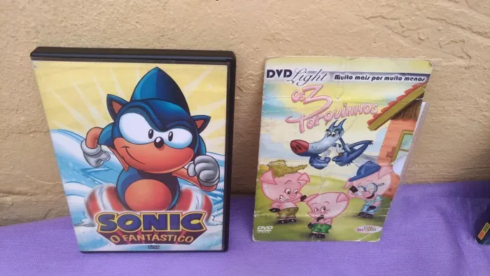 Dvd Sonic O Fantástico e Os Três Porquinhos