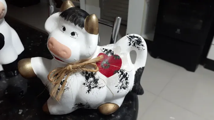 Vaca para enfeite 