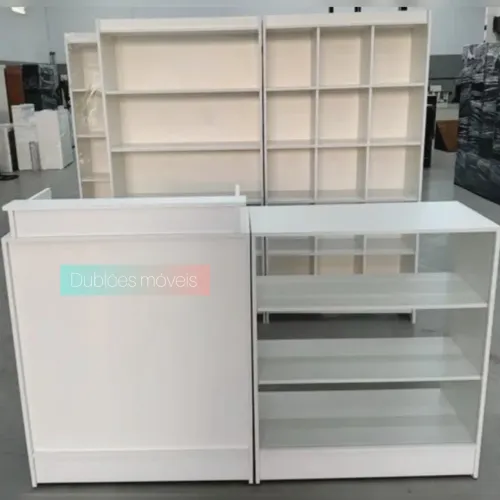 Colmeia + prateleira + caixa + vitrine kit completo promoção