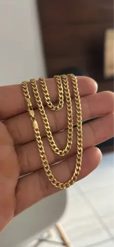 Corrente 18G Ouro 18k - nova - 60cm - 3.5 milímetros -
