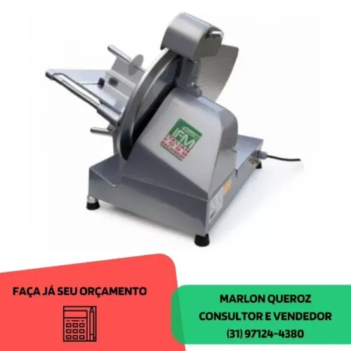 Cortador de Frios Palladium Lamina 30 Inox Novo