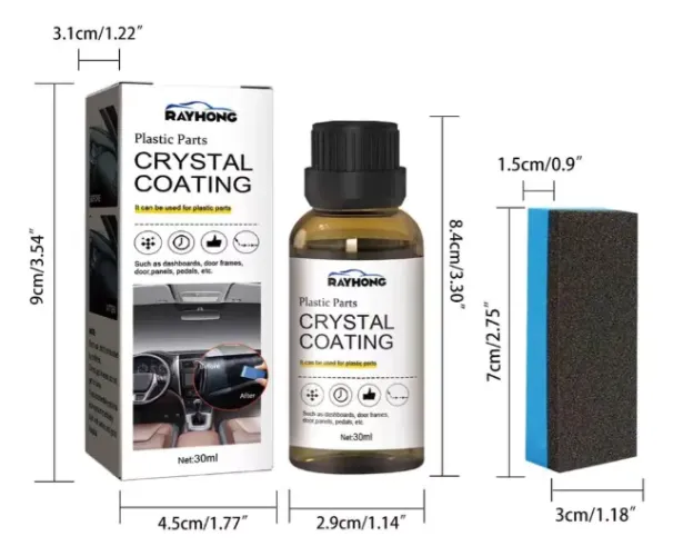 Revestimento De Cristal De Peças De Plástico, Refrescador de Carro