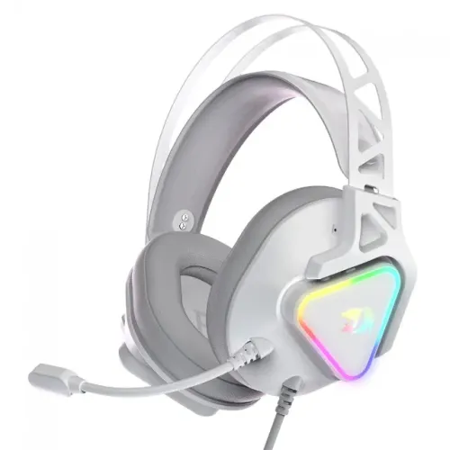 Headset Gamer Redragon Cadmus White Led RGB Surround 7.1 USB - WZetta