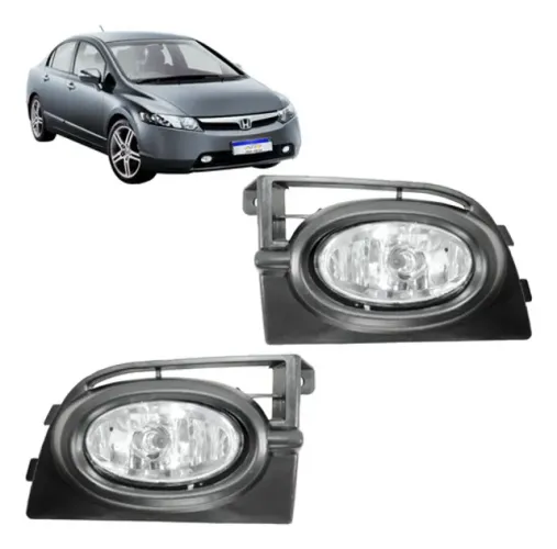 Farol Milha Auxiliar Honda New Civic 2006 2007 2008 Novo