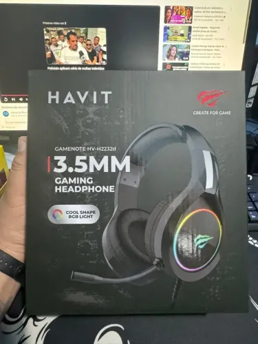 Headset gamer rgb havit