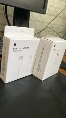 Carregador iPhone TURBO 20W + Cabo USB-C para Lightning 1m NOVO