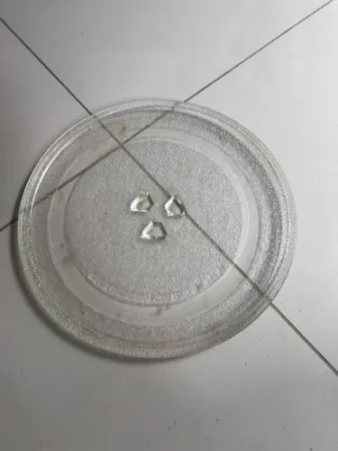 Disco de vidro para forno