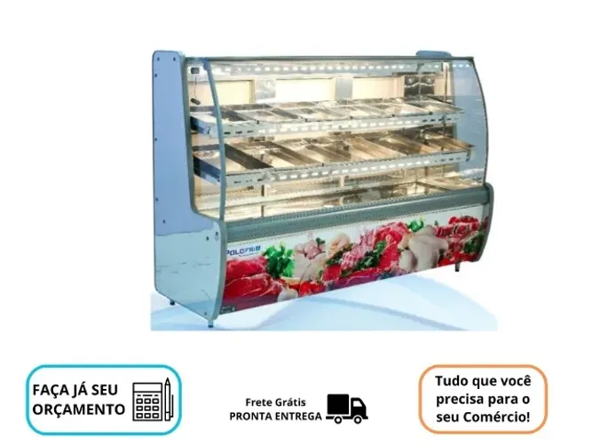 Balcao de Açougue Avicola Inox Novo