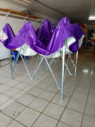 Tenda 3x3 Lona pvc roxa 
