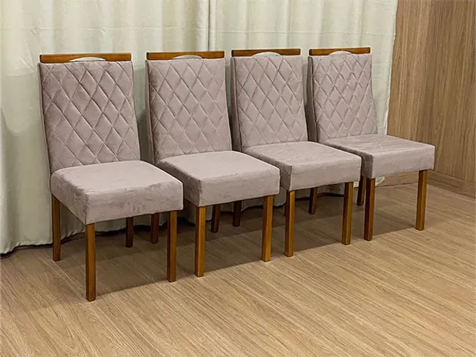 Conjunto 4 Cadeiras de Jantar Cappuccino a54