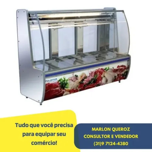 Bacão de Açougue Polo Frio 2 Metros Inox