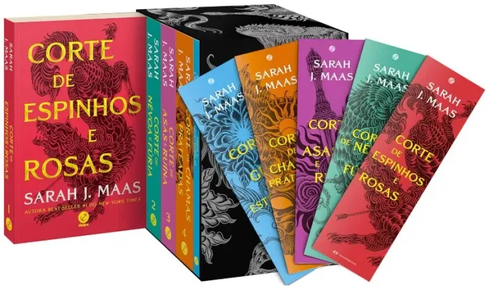 Box Corte de espinhos e rosas (Novas capas) - Acompanha marcadores
