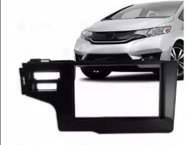 Moldura 1/2 Din Honda Fit 2015/2021 Marca Ludovico ref 7205B