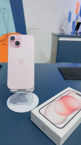 Iphone 15 Rosa 128 GB Saúde da bateria 97% Garantia Apple ate 11-24 | Loja Física |