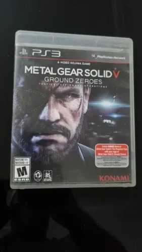 Metal Gear Solid 5 Ground Zeroes PS3 Mídia Física Original Impecável Usado