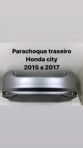 PARACHOQUE TRASEIRO HONDA CITY 2015/2017