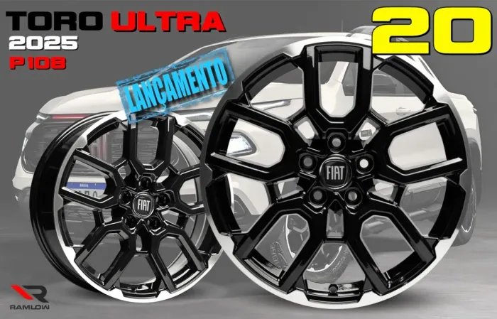 Rodas Fiat Toro Ultra 2025 P108 aro 20