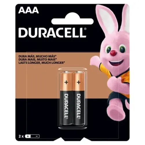 Pilha Duracell AAA 2UND MN2400 - WZetta