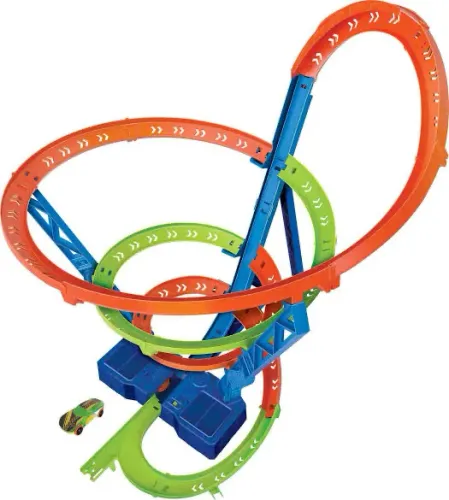 Pista de Carrinho Radical - Loop e Manobras Incríveis!
