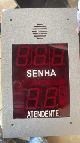 Chamador de senha somente painel