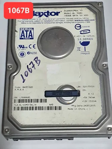 Placa Hd 160 Gb 6l160m0 - Diamondmax - Cod. 1067b