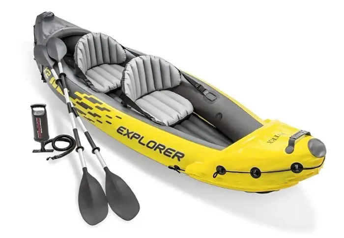Caiaque inflável Intex Explorer K2 - usado 1x, completo