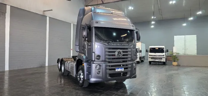 Vw 25.480 Constellation 6x2 Com Aerofolio Teto Alto 2024