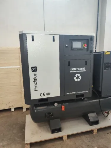 Compressor de ar Parafuso 20hp 16bar para Laser de corte industrial
